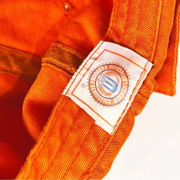 University of Texas Longhorns Orange Relaxed Fit Cotton Mens Baseball Cap - Picture 7 of 8